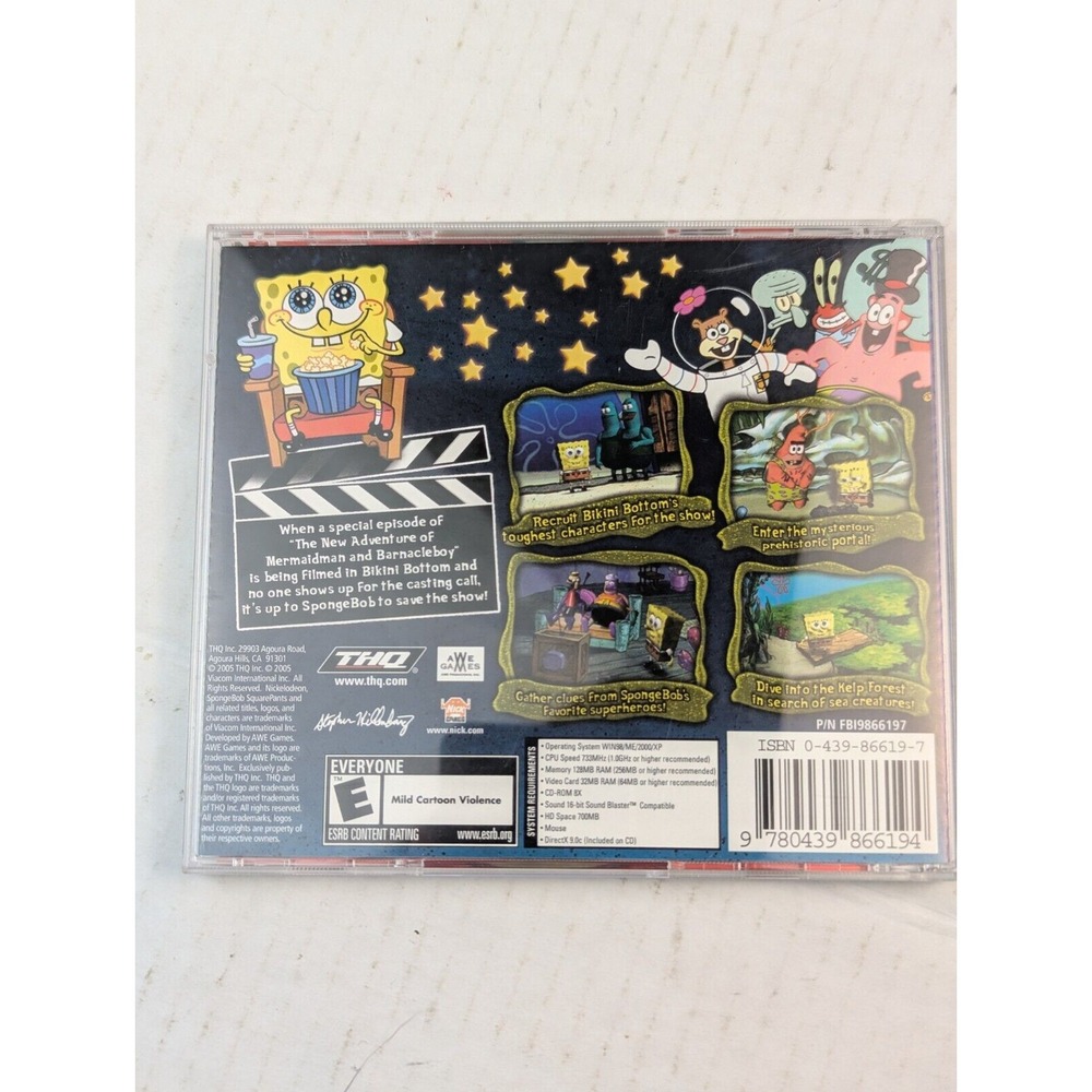 SpongeBob‎ SquarePants Lights, Camera, Pants! THQ PC Game - Picture 2 of 4